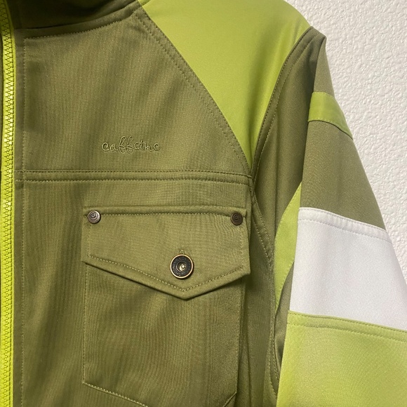 Caffeine 90s Full Zip Vintage Jacket Sz 2X - Picture 11 of 12